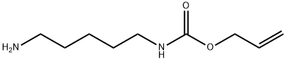 烯丙基N-(5-氨基戊基)氨基甲酸盐酸盐 结构式