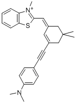 苯乙烯基9M四氟硼酸盐 结构式