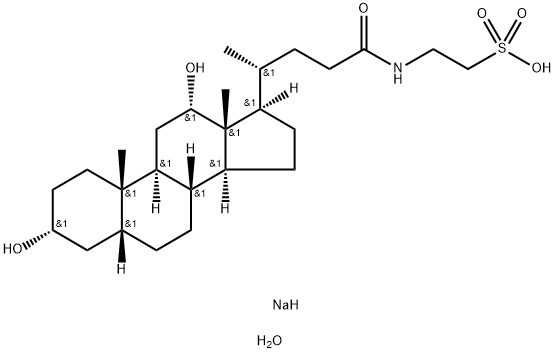 牛磺去氧胆酸钠 结构式