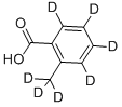 邻甲基苯甲酸-环-D4-甲基-D3 结构式