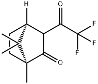 (-)-3-(三氟乙酰基)樟脑 结构式
