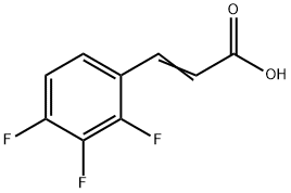 2,3,4-三氟肉桂酸 结构式