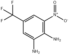 3-硝基-5-(三氟甲基)苯-1,2-二胺 结构式