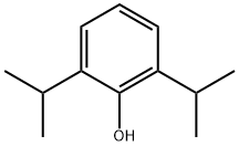 2,6-二异丙基苯酚 结构式