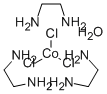 三(乙二胺)合氯化钴(III)二水合物 结构式