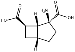 Bicyclo[3.2.0]heptane-2,7-dicarboxylic acid, 2-amino-, (1R,2S,5R,7R)- (9CI) 结构式