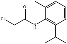 2-氯-N-[2-甲基-6-(丙-2-基)苯基]乙酰胺 结构式