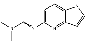 Methanimidamide, N,N-dimethyl-N'-1H-pyrrolo[3,2-b]pyridin-5-yl- 结构式