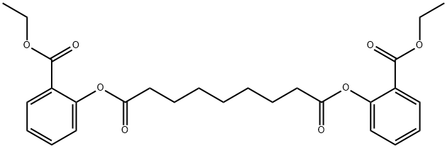 壬二酰二(水杨酸乙酯) 结构式