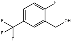 2-氟-5-(三氟甲基)苯甲醇 结构式