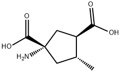 1,3-Cyclopentanedicarboxylicacid,1-amino-4-methyl-,(1S,3R,4R)-(9CI) 结构式