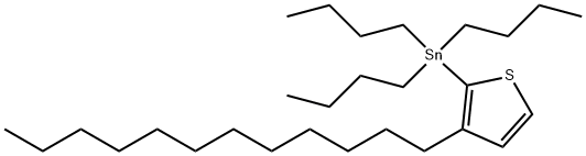 Stannane, tributyl(3-dodecyl-2-thienyl)- 结构式