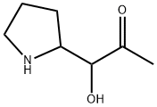 2-Propanone, 1-hydroxy-1-(2-pyrrolidinyl)- (9CI) 结构式