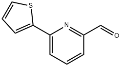 6-(2-噻吩基)-2-吡啶醛 结构式