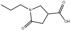 5-oxo-1-propylpyrrolidine-3-carboxylic acid(SALTDATA: FREE) 结构式