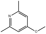 4-甲氧基-2,6-二甲基吡啶 结构式