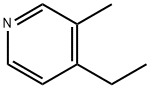 4-乙基-3-甲基吡啶 结构式