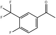 4-氟-3-(三氟甲基)苯乙酮 结构式