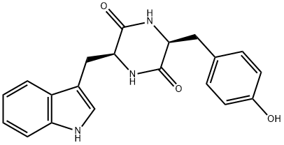 CYCLO(-TRP-TYR) 结构式