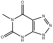 6-Methyl-1H-1,2,3-triazolo[4,5-d]pyrimidine-5,7(4H,6H)-dione 结构式