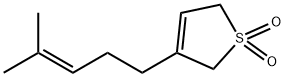 2,5-DIHYDRO-3-(4-METHYL-3-PENTEN-1-YL)THIOPHENE 1,1-DIOXIDE 结构式