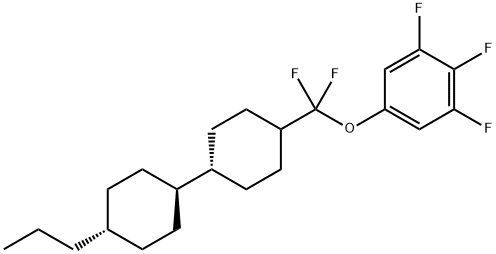 [(4-丙基双环己基)二氟甲氧基]-3,4,5-三氟苯 结构式