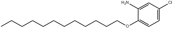 5-氯-2-十二烷氧基苯胺 结构式
