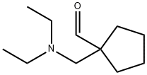 1-(二乙基胺甲基)环戊甲醛 结构式