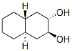 2,3-Naphthalenediol, decahydro-, (2alpha,3beta,4aalpha,8abeta)- 结构式