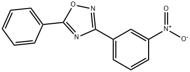 3-(3-NITROPHENYL)-5-PHENYL-1,2,4-OXADIAZOLE 结构式