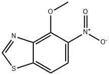 Benzothiazole, 4-methoxy-5-nitro- (9CI) 结构式