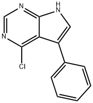 4-氯-5-苯基-7H-吡咯并[2,3-D]嘧啶 结构式