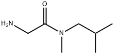 Acetamide, 2-amino-N-methyl-N-(2-methylpropyl)- (9CI) 结构式