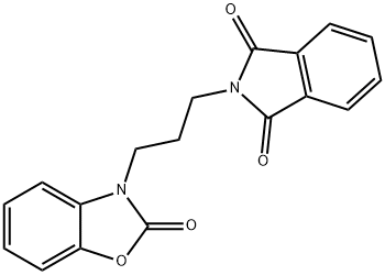 2-[3-(2-oxobenzooxazol-3-yl)propyl]isoindole-1,3-dione 结构式