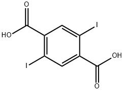 2,5-二碘对苯二甲酸 结构式