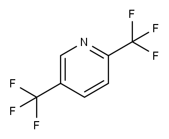 2,5-双(三氟甲基)吡啶 结构式