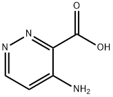 4-氨基哒嗪-3-羧酸 结构式
