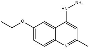 Quinoline, 6-ethoxy-4-hydrazino-2-methyl- (9CI) 结构式