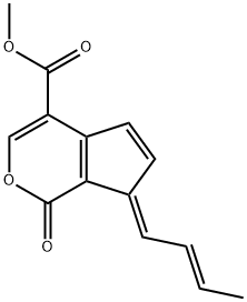 黄褐普鲁菌素 结构式