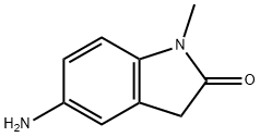 5-氨基-1-甲基-2-氧吲哚啉 结构式