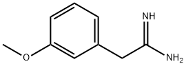 2-(3-methoxyphenyl)ethanimidamide 结构式
