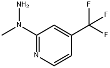 2-(1-甲基肼基)-4-(三氟甲基)吡啶 结构式