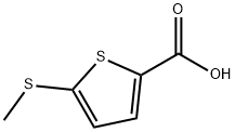 5-(甲基硫代）噻吩-2-羧酸 结构式