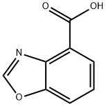 苯并[D]恶唑-4-羧酸 结构式