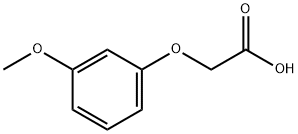 3-甲氧基苯氧基乙酸 结构式