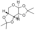 1,2:3,4-二-O-异亚丙基-Β-D-阿拉伯吡喃糖 结构式