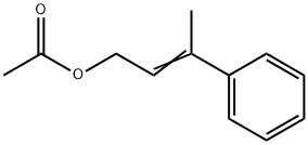 3-苯基-2-丁烯-1-醇乙酸酯 结构式