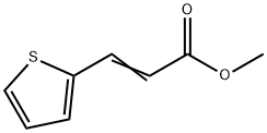 3-(噻吩-2基)丙烯酸甲酯 结构式