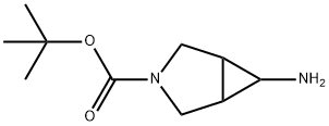 3-AZABICYCLO[3.1.0]HEXANE-3-CARBOXYLICACID,6-AMINO-,1,1-DIMETHYLETHYLESTER 结构式