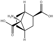 Bicyclo[2.2.1]heptane-2,7-dicarboxylic acid, 7-amino-, (1S,2S,4R,7S)- (9CI) 结构式